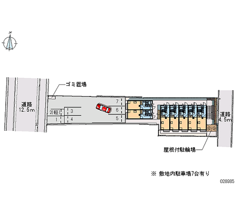 28985 bãi đậu xe hàng tháng