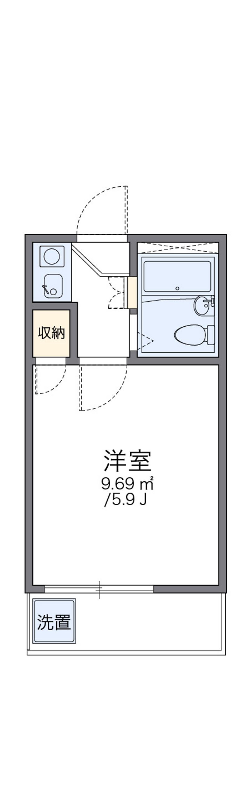 leopalace Shimo Otai Dai2 평면도