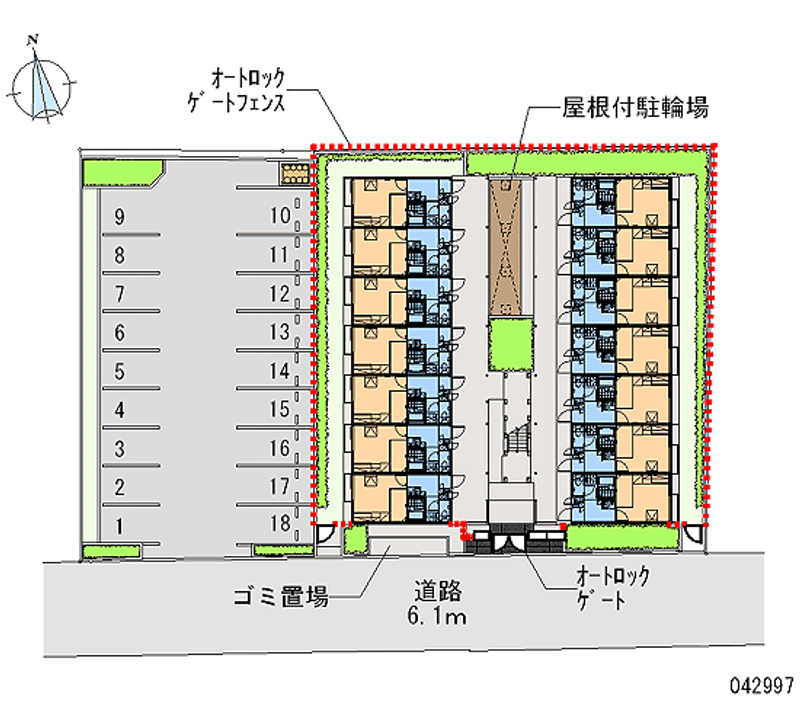 42997 Monthly parking lot