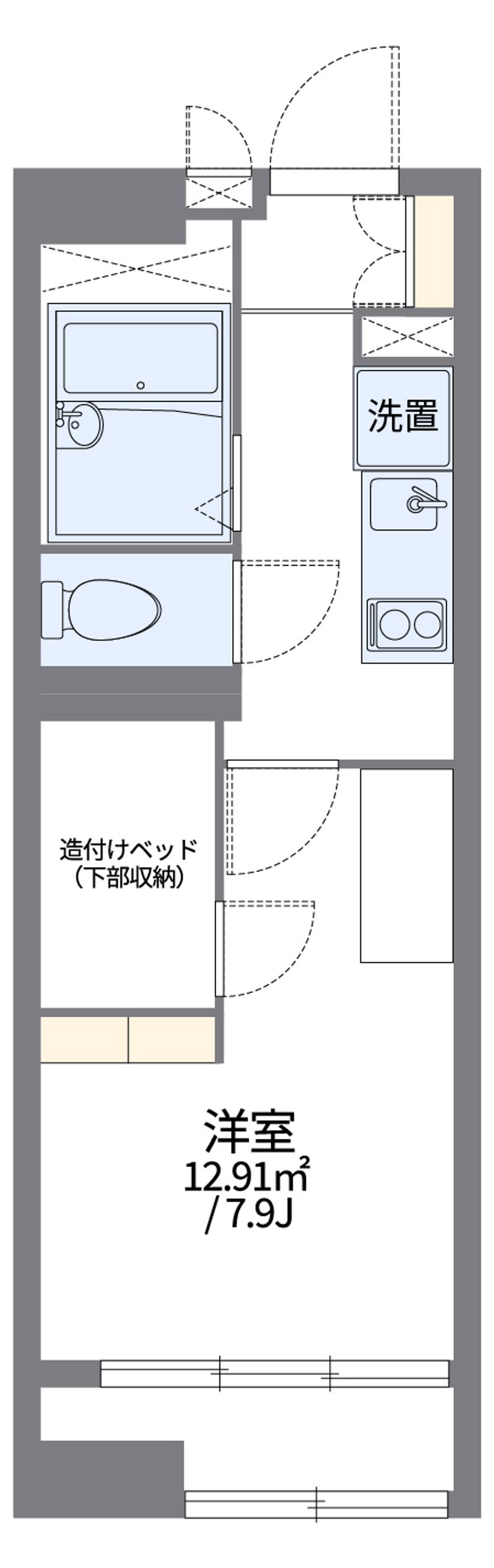 レオパレスダッファデル　タカオ 間取図