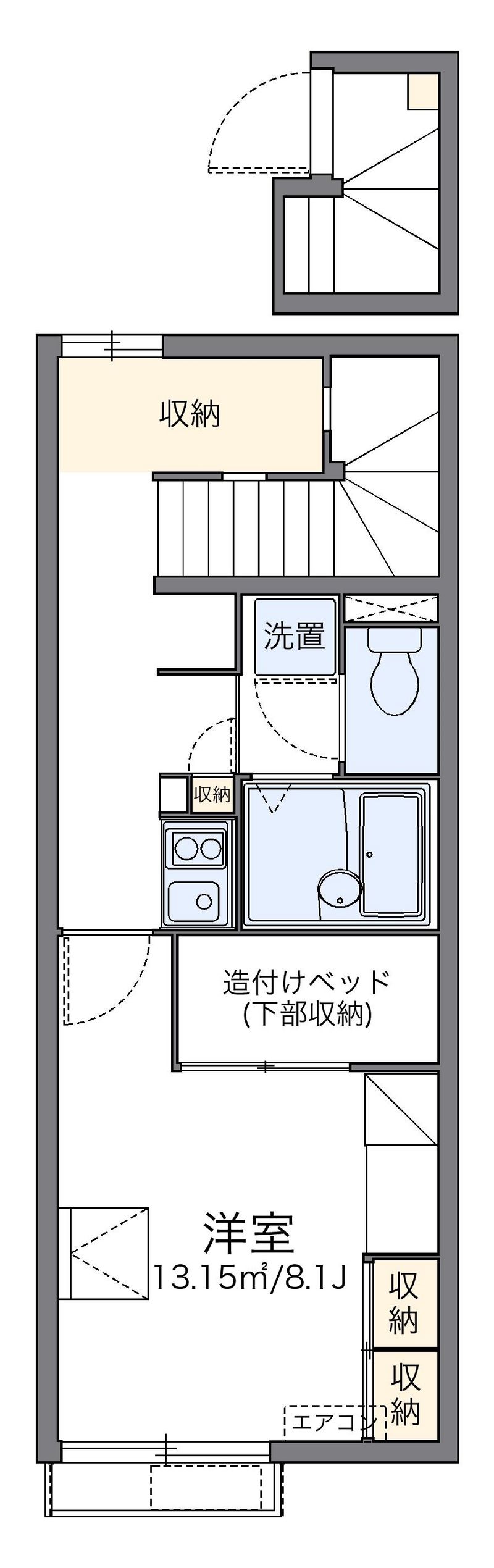 レオパレス天草Ⅰ 間取図
