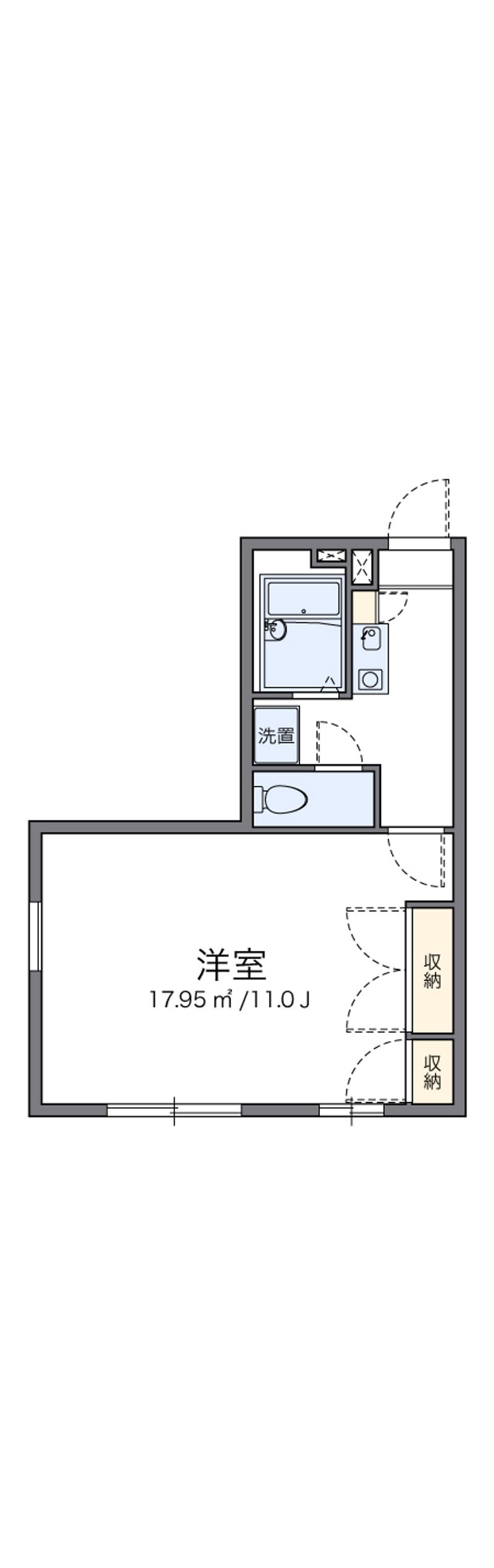 レオパレス潤 間取図