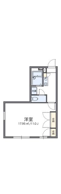 レオパレス潤 間取り図