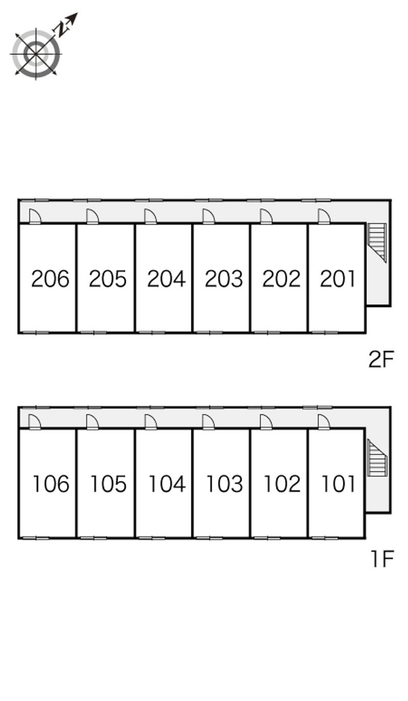 レオパレス柾里 間取り配置図