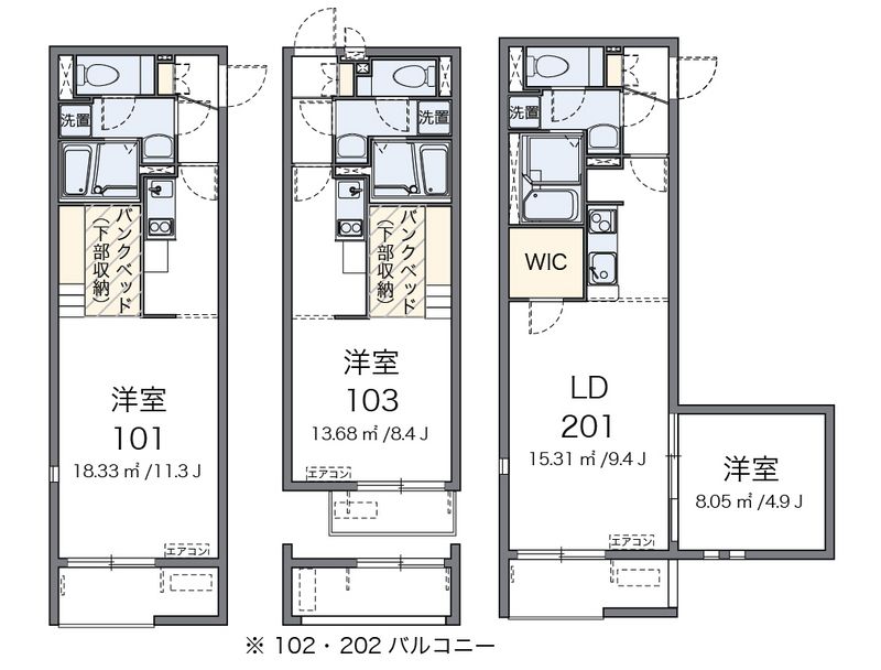 レオネクストスマイルタウンⅡ 間取図