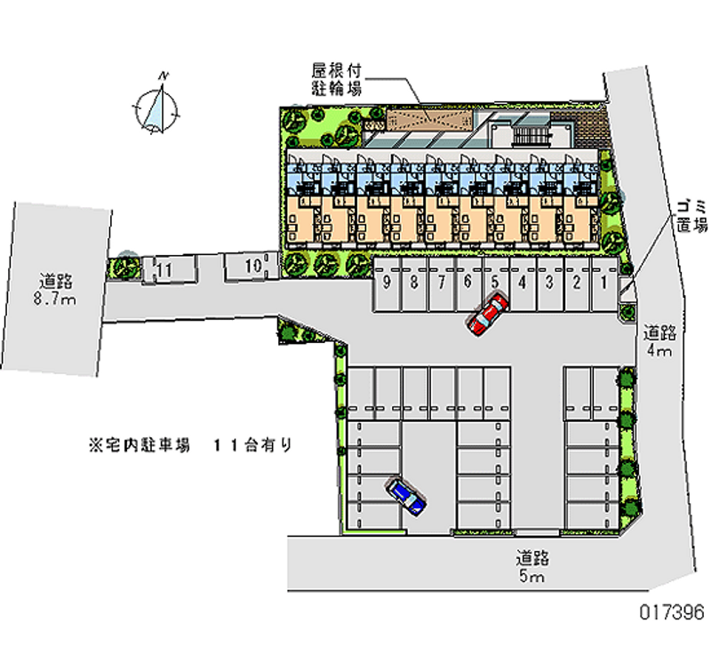 17396月租停車場