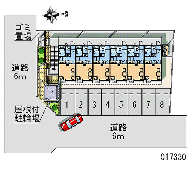 17330 Monthly parking lot