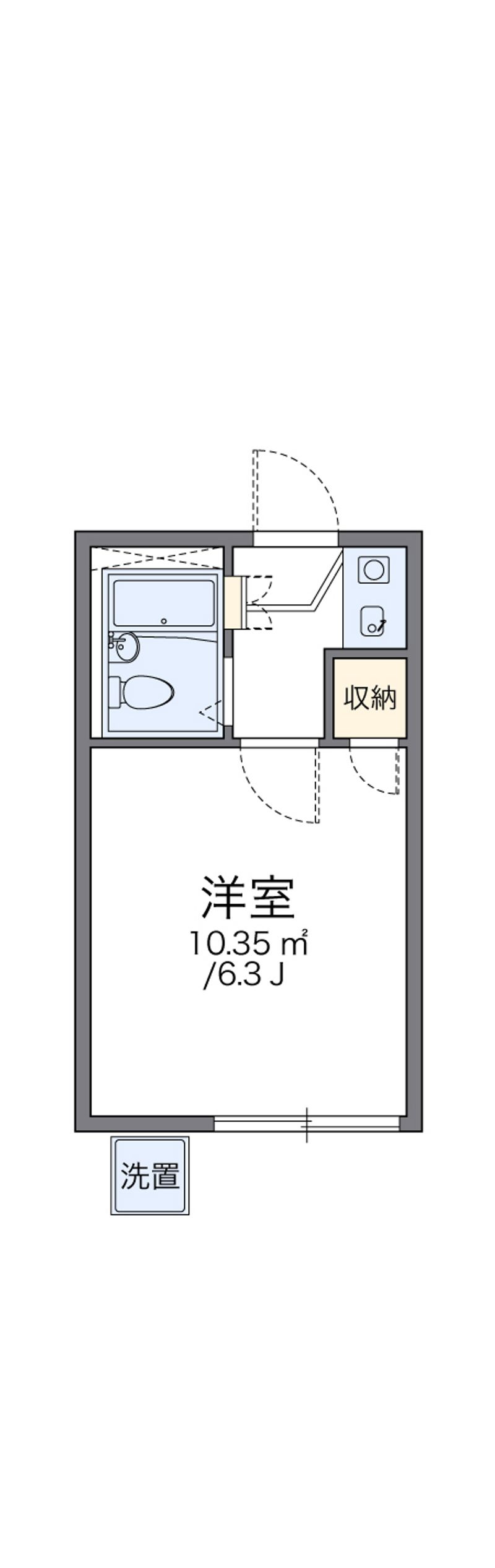 レオパレス岡崎第３ 間取図