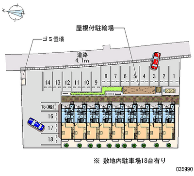 レオパレスせのお 月極駐車場