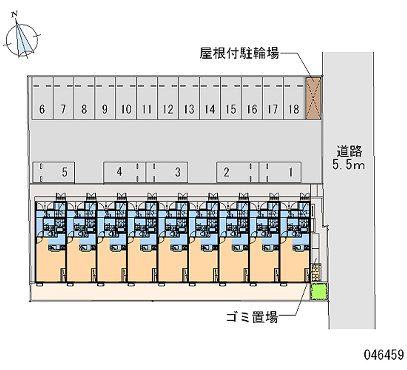 46459 Monthly parking lot