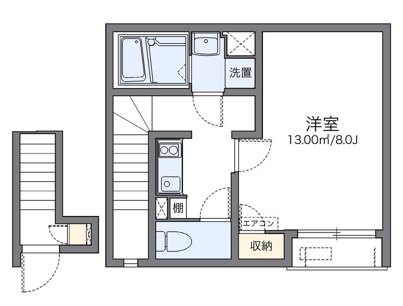 レオネクスト弁天 間取り