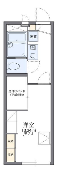 レオパレス楓 間取り図