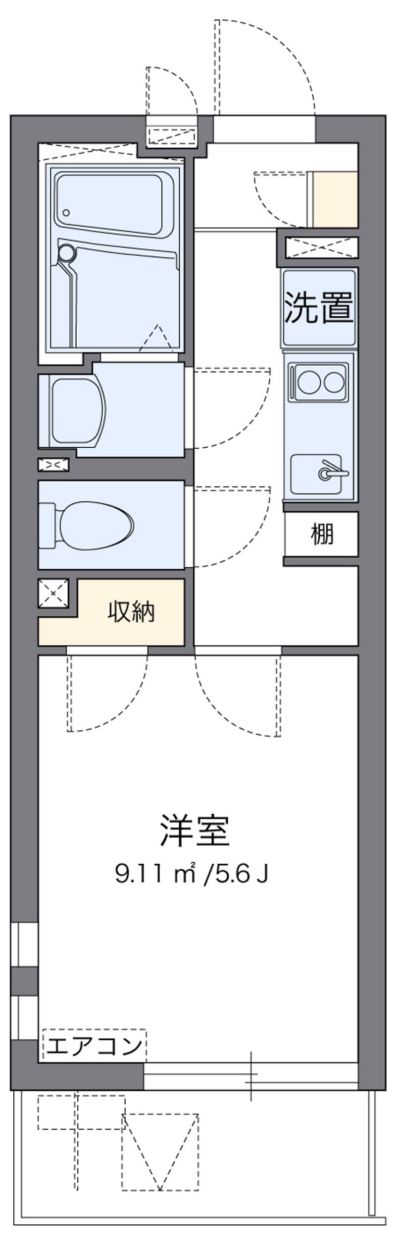 クレイノラーリノ　Ｕ京町 間取図