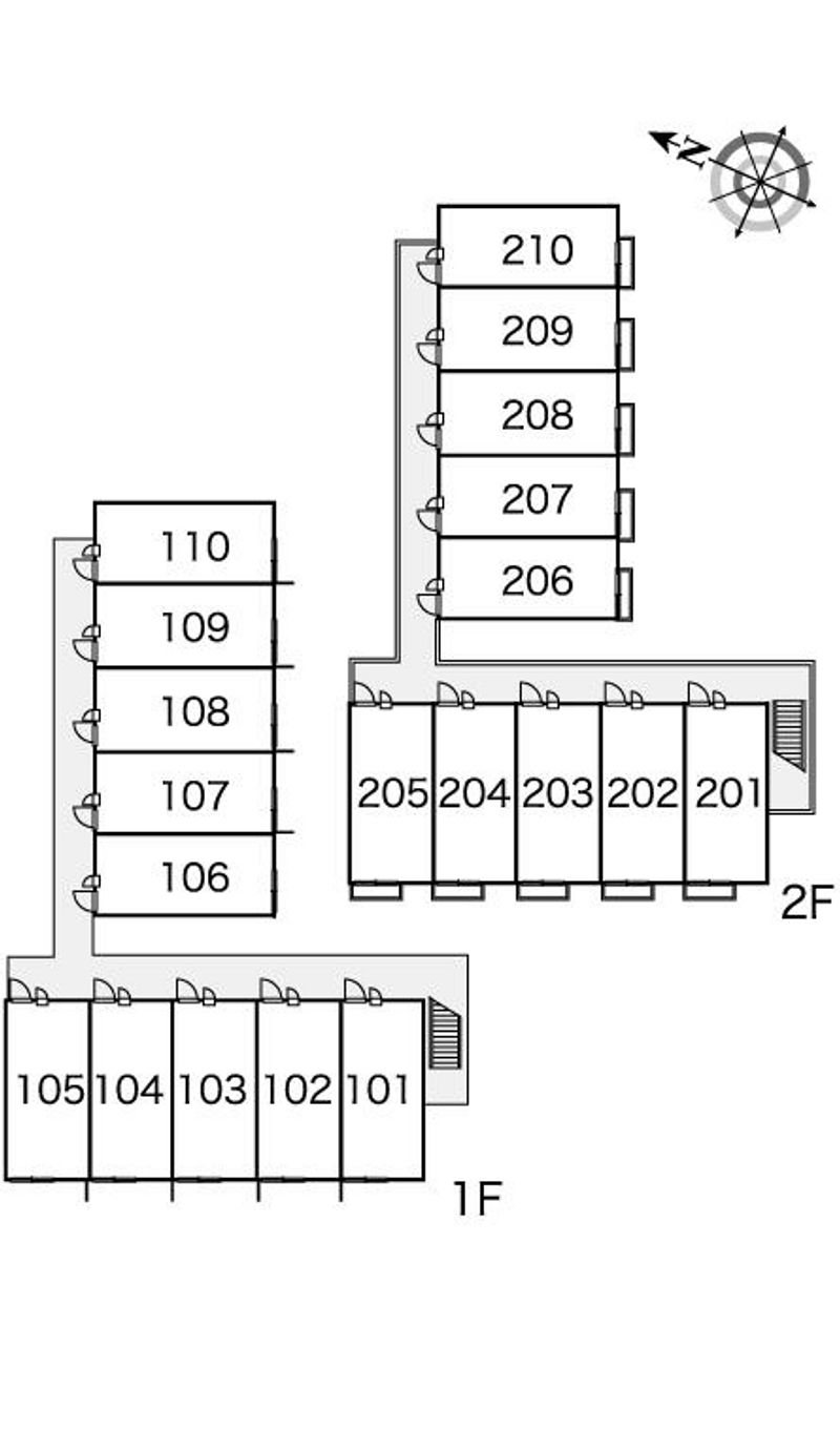 レオパレスＡＳＡＤＡ 間取配置図