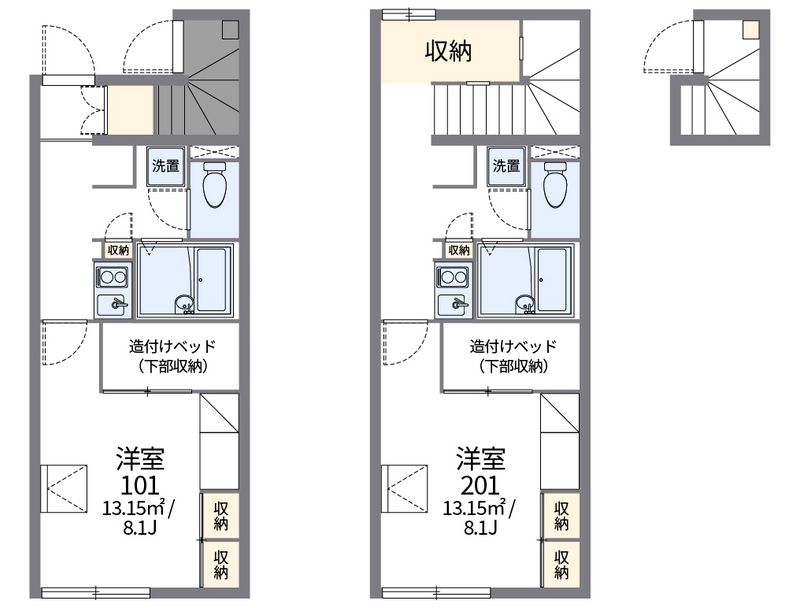 レオパレスＯＫＥＹＡ 間取図