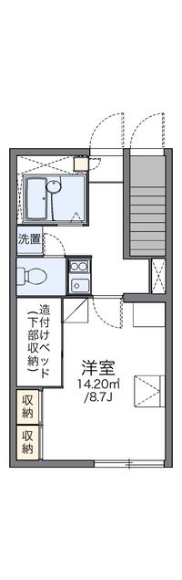 レオパレスアルタ 間取り図