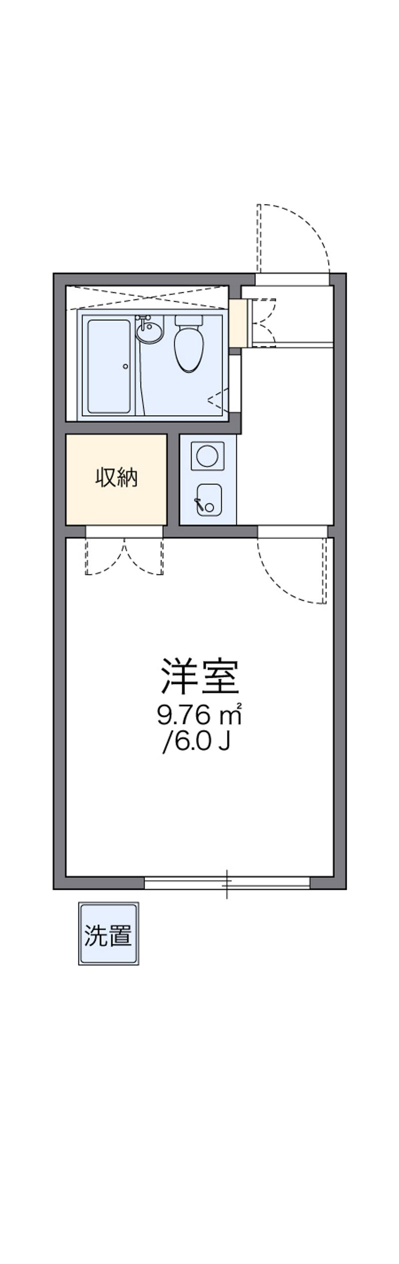 レオパレス高上 間取図