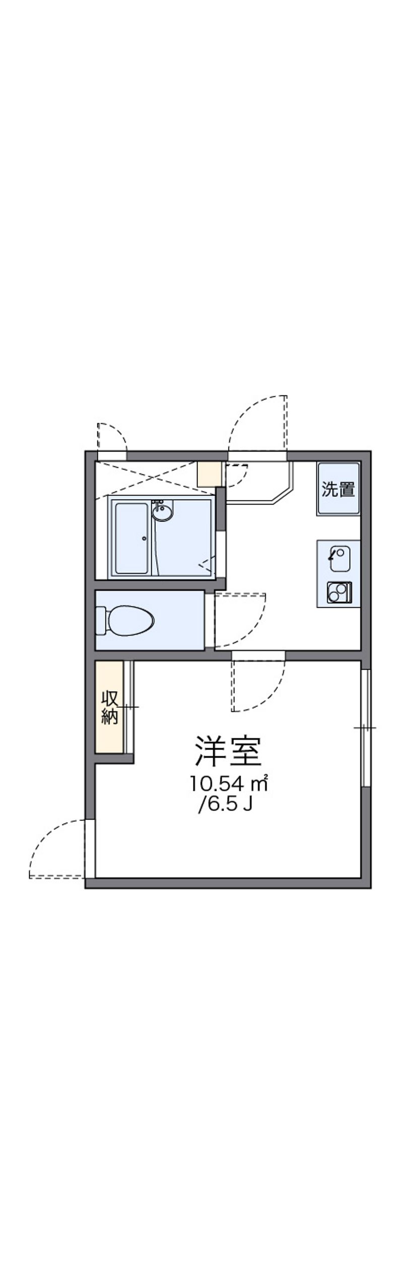 レオパレスウエストマーランド 間取図