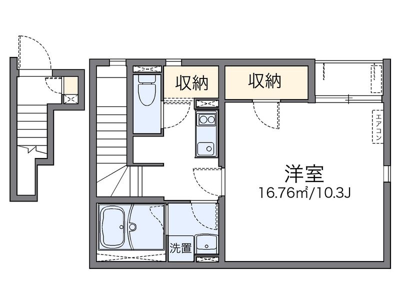 レオネクストアンビエンテ　川村 間取図
