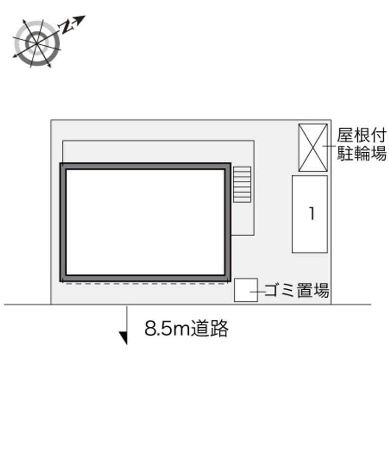レオパレス大島 配置図