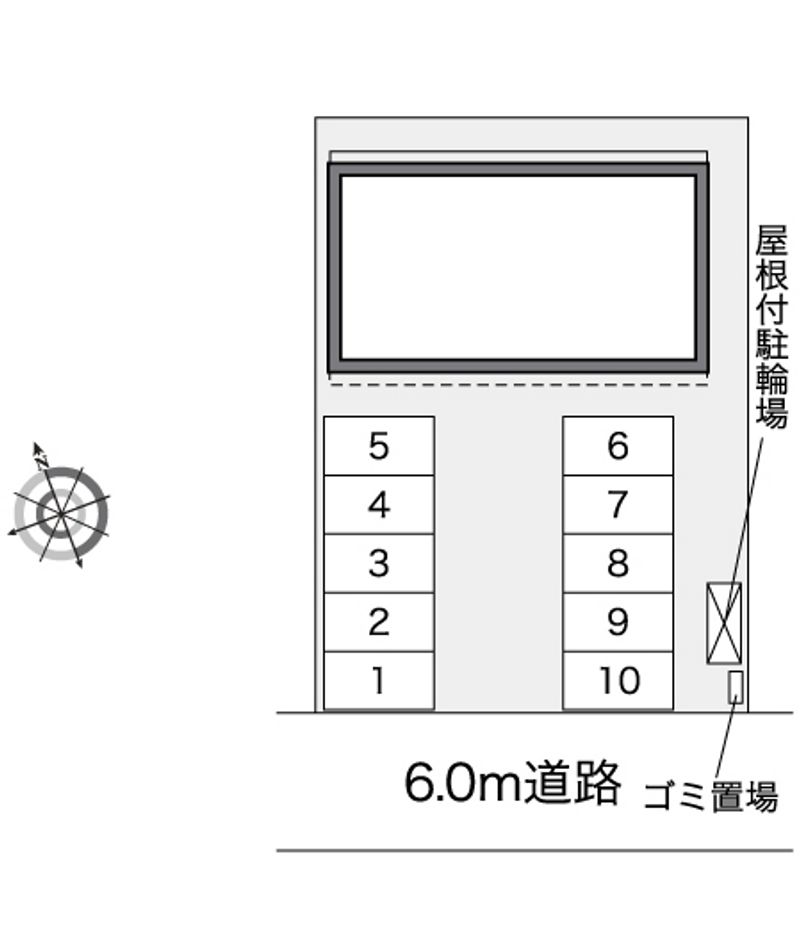 レオネクストＹＯＵ８０３ 配置図