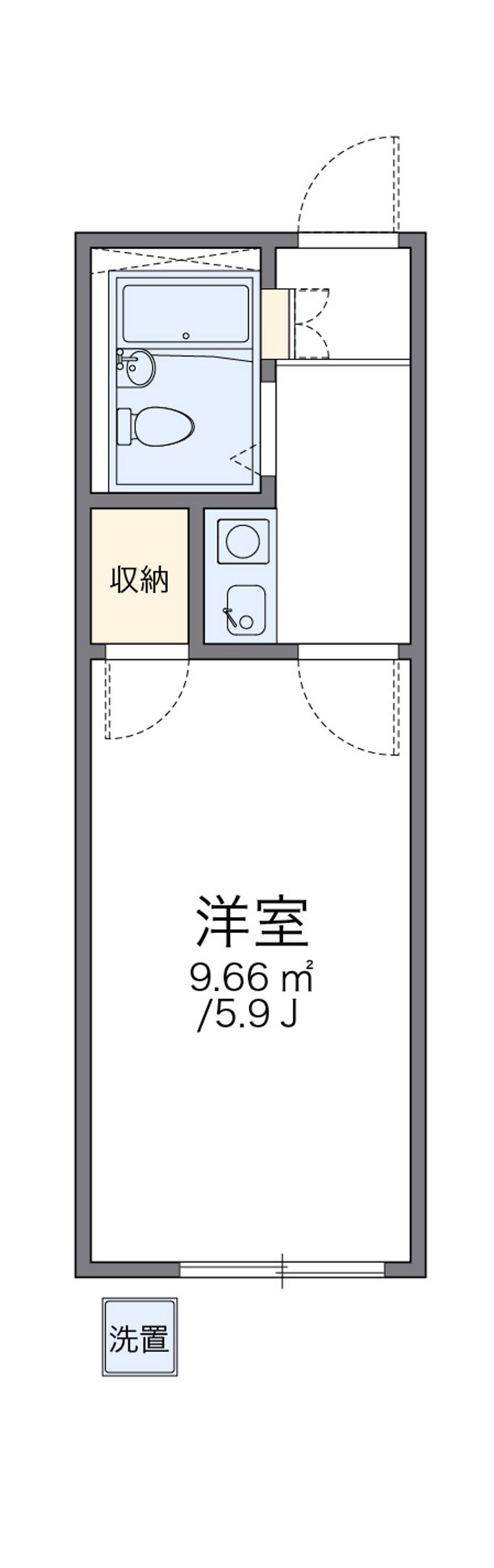 レオパレス天沼 間取り