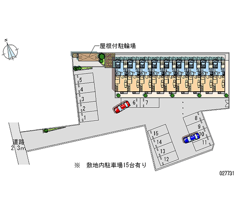 レオパレス田久 月極駐車場