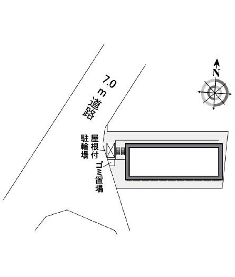 レオパレス三国 配置図
