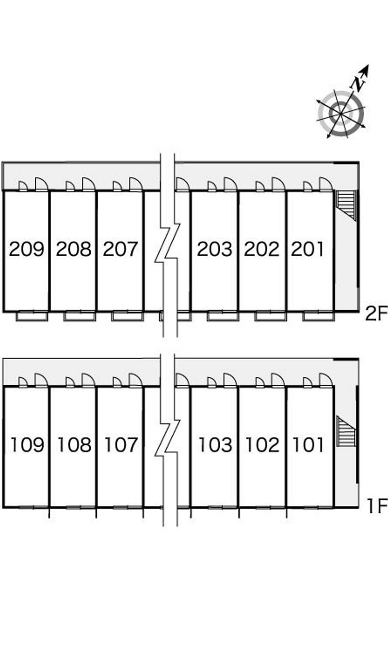 レオパレスＭｉｓｅ 間取配置図