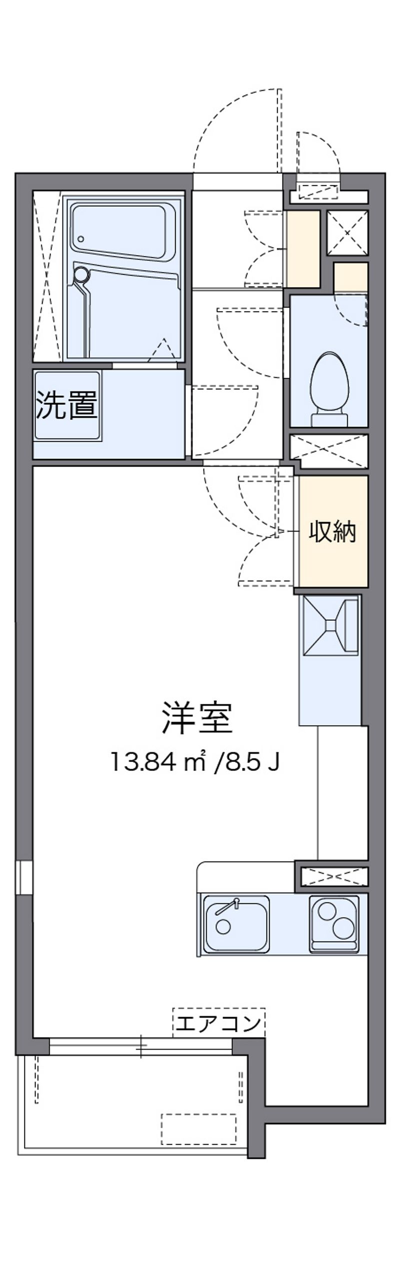 ミランダストーンイエロー加古川 間取図