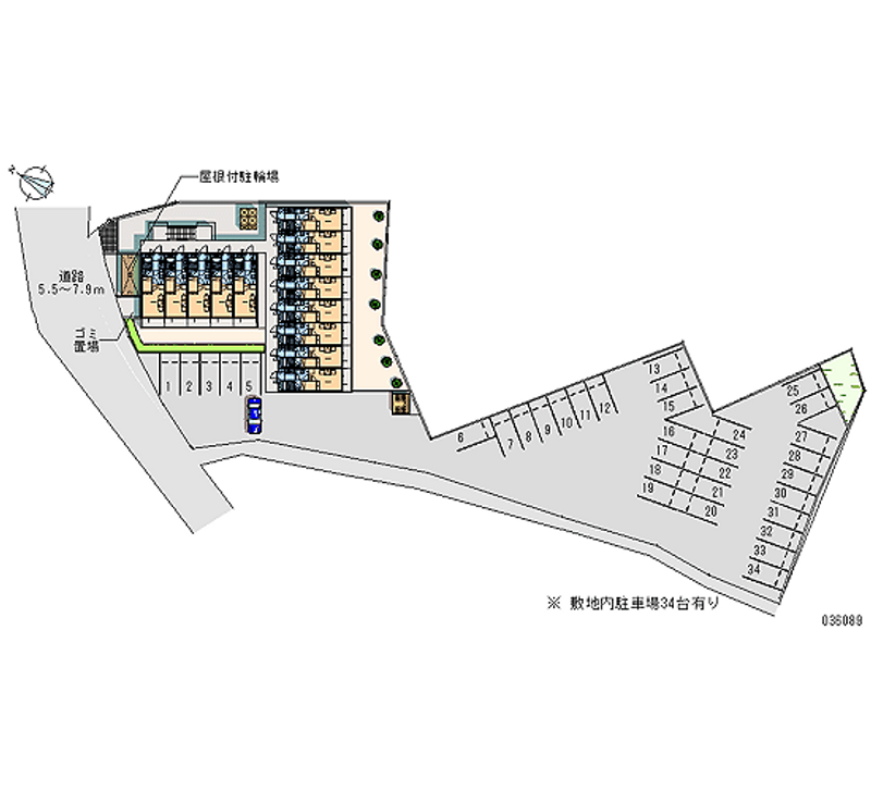 レオパレス田戸 月極駐車場