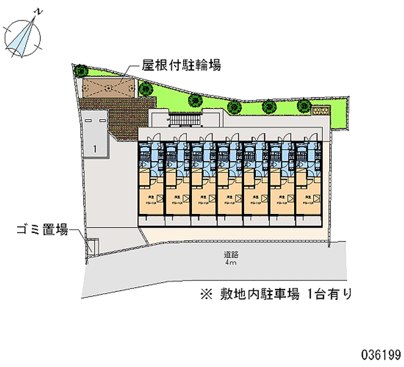 レオパレスメゾン鵠沼 区画図