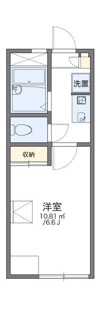 レオパレスエバラ 間取り図