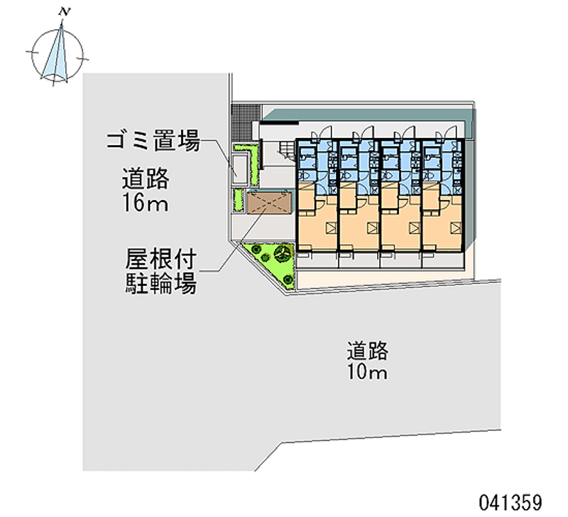 レオパレスカーサ 区画図