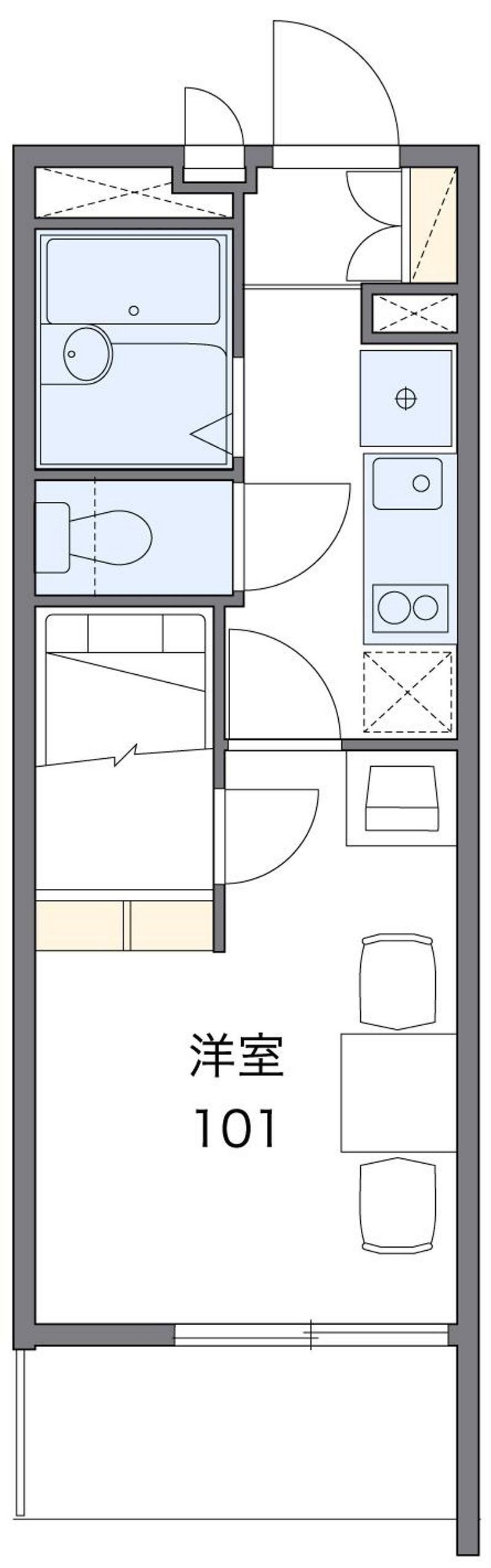 レオパレスＣｅｄｒｕｓ 間取図