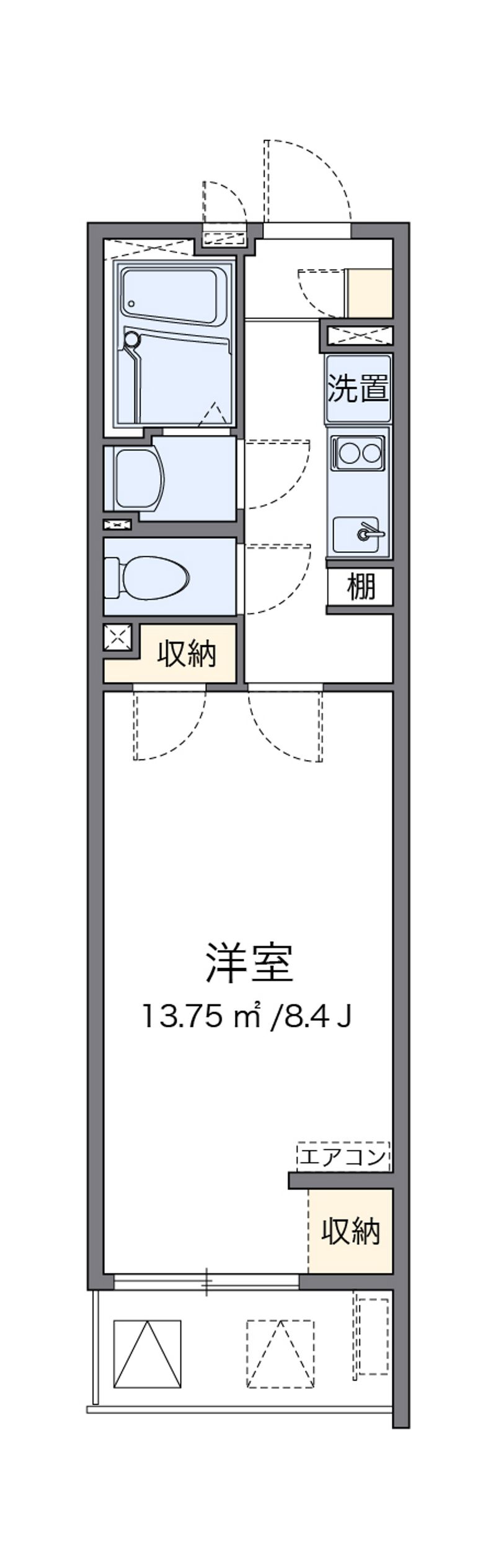 クレイノＲｉｖｅｒ　ｃｉｔｙ 間取図