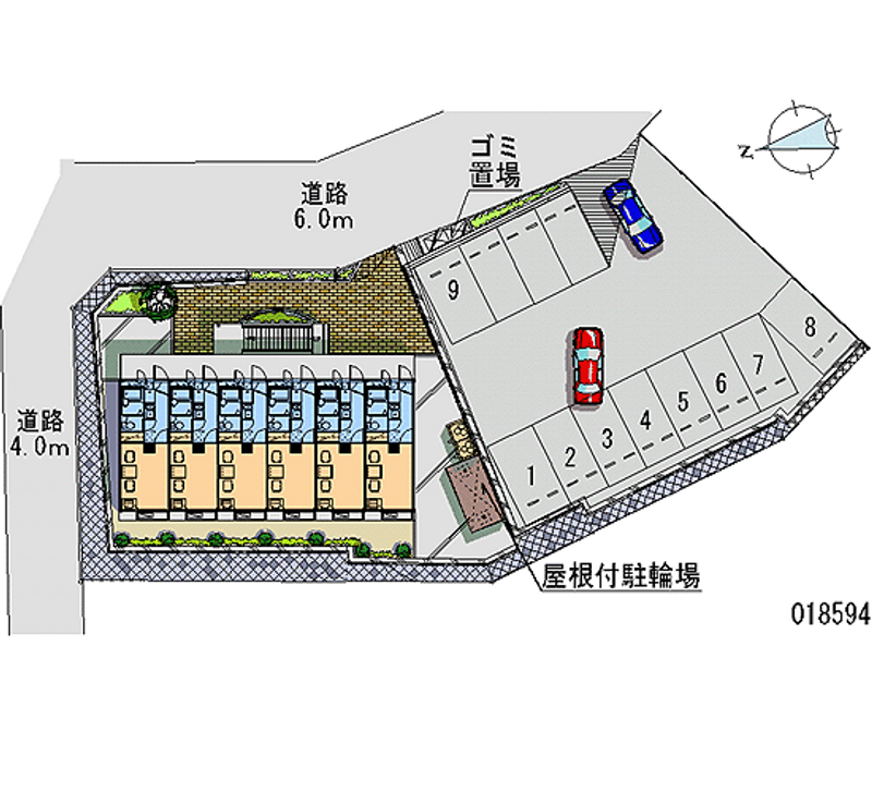 18594 Monthly parking lot