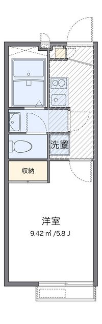 レオパレスエクセル乙高 間取り図