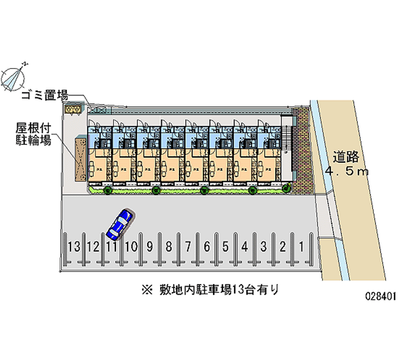 28401 Monthly parking lot