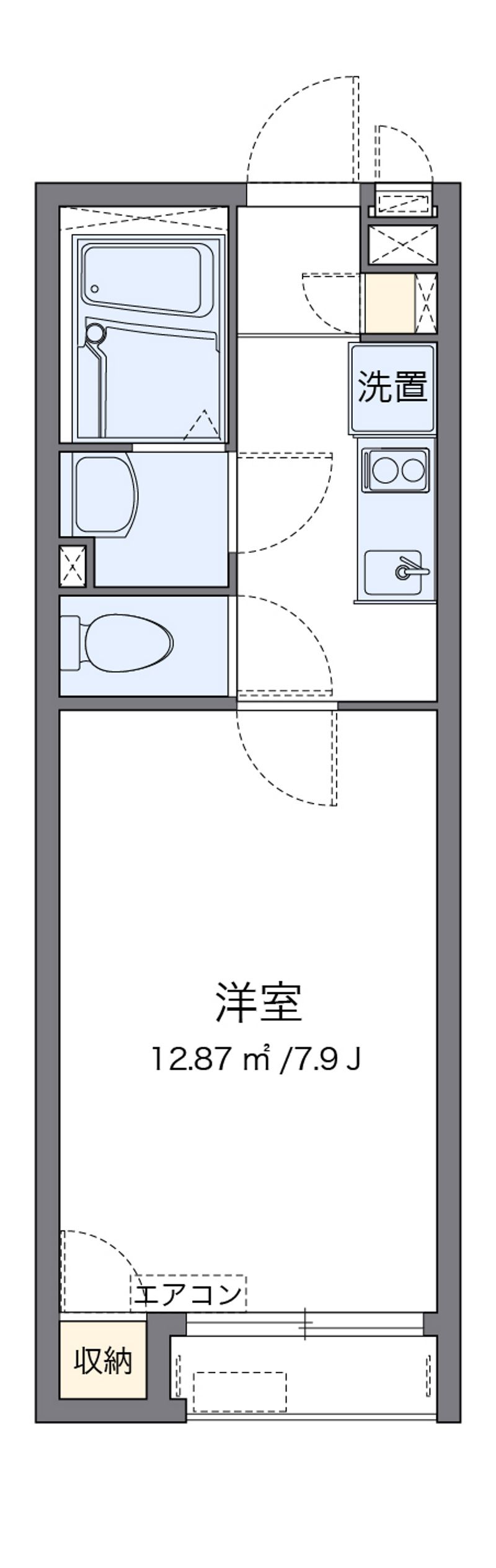 クレイノプレシアセイショウⅡ 間取図