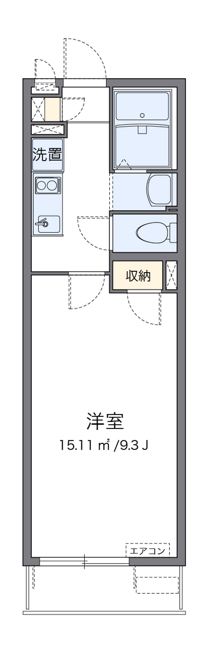 クレイノシャルム白馬 間取図