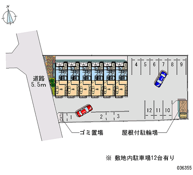 36355 Monthly parking lot