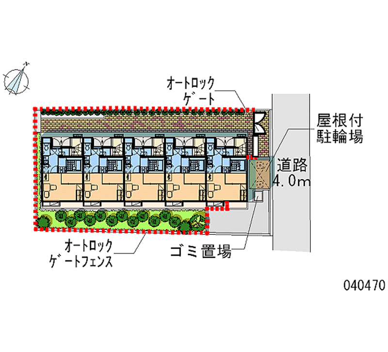 レオパレスプリマベーラ南阿佐谷 区画図