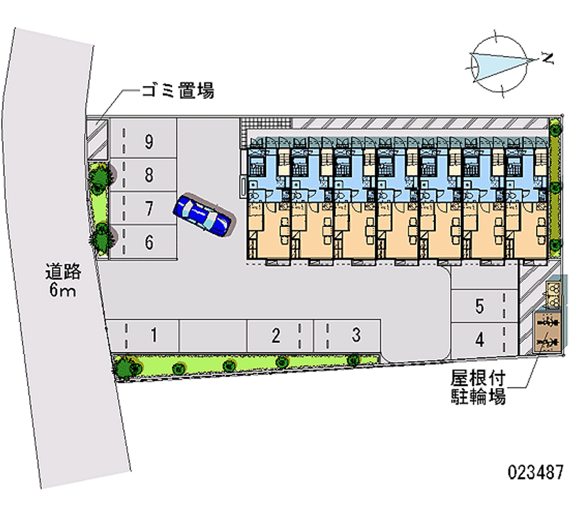 レオパレス武蔵ヶ丘 月極駐車場