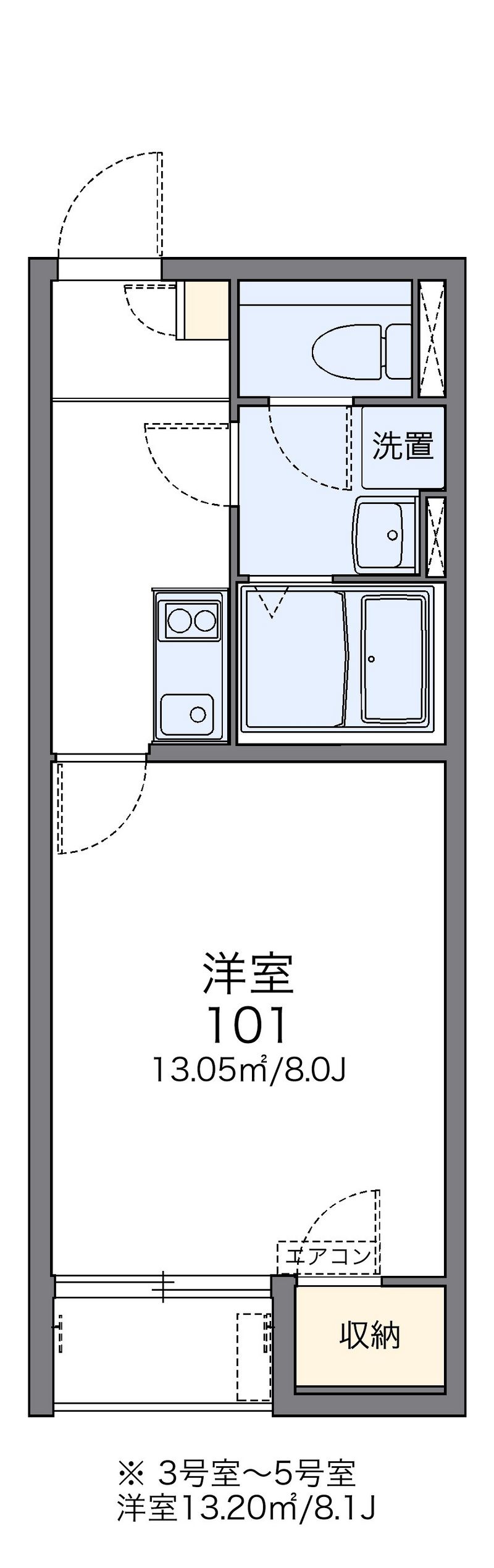 レオネクスト１８番館 間取図