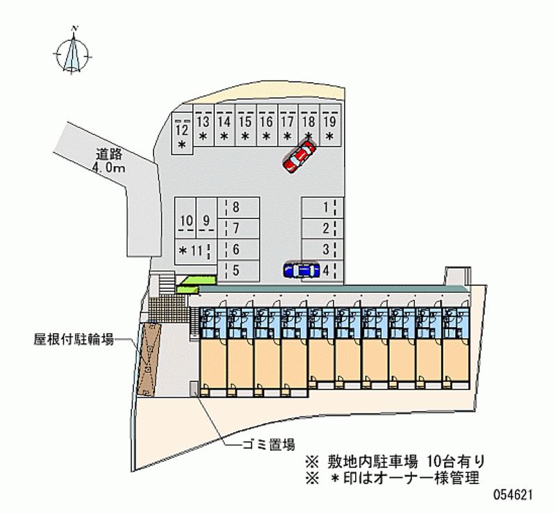 54621 Monthly parking lot