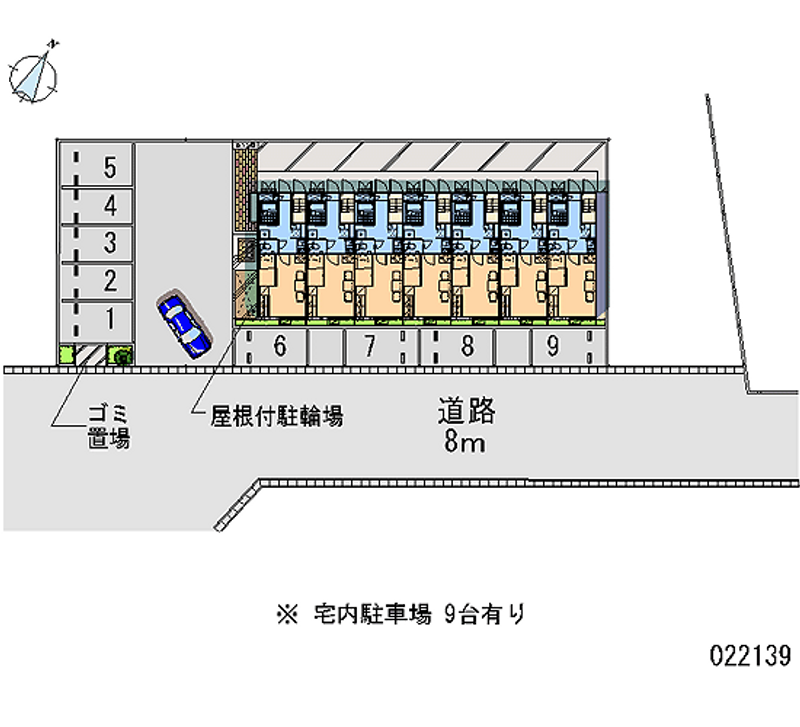 22139月租停車場