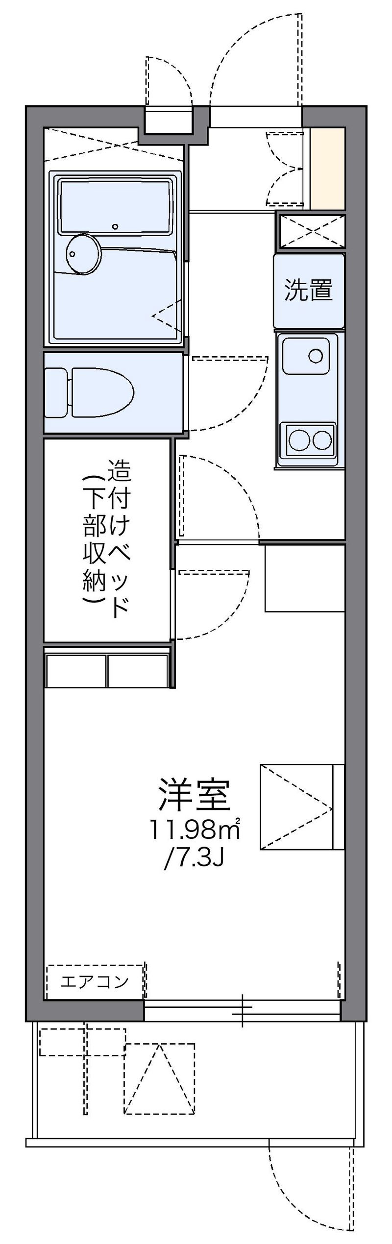 leopalace Wakaba Floor plan