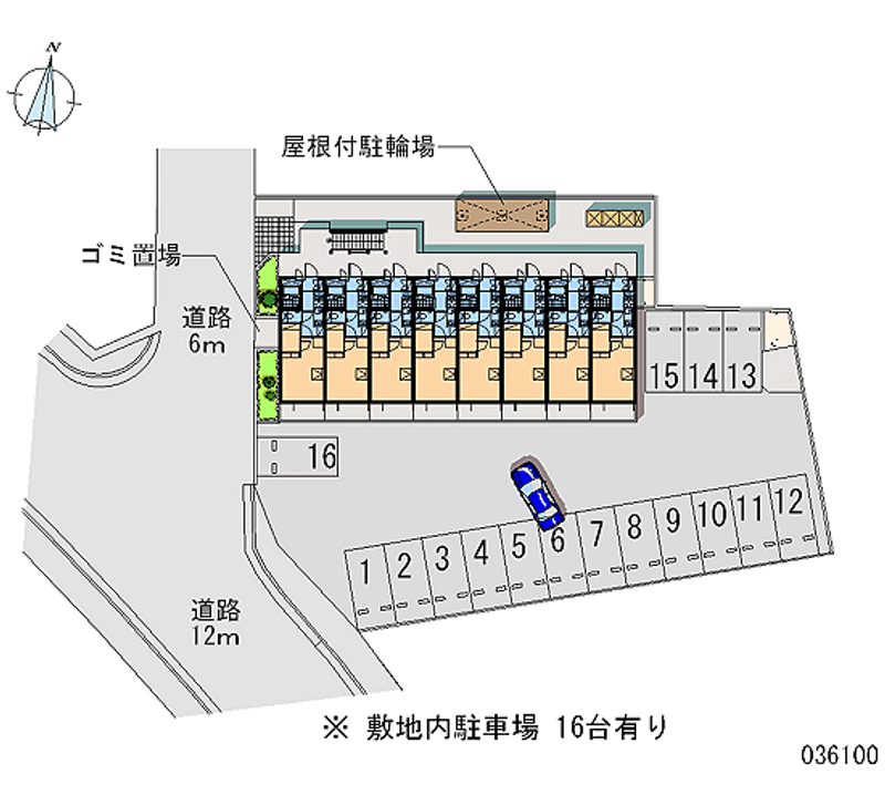 36100 Monthly parking lot