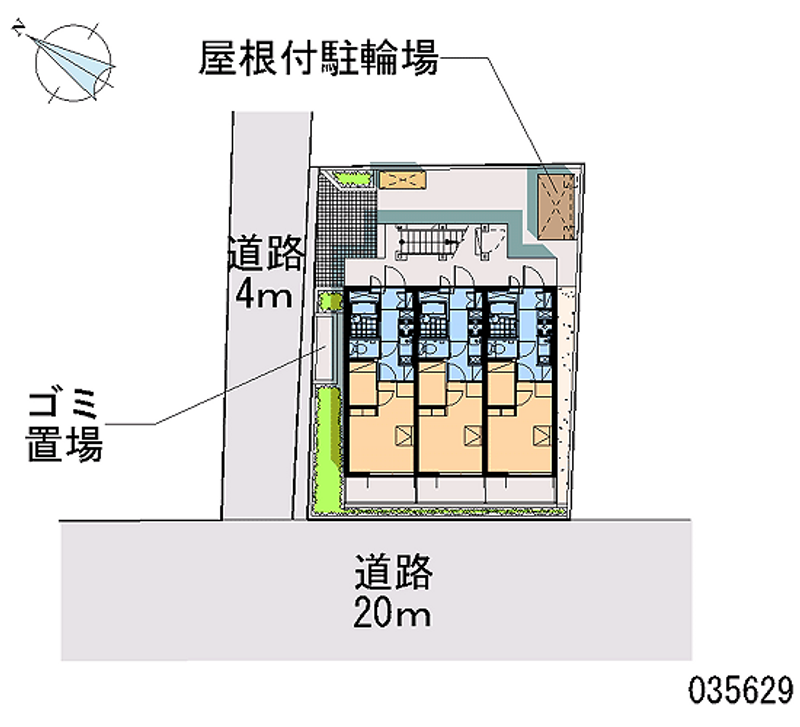 レオパレスＭＡＮＡＢＥ 区画図